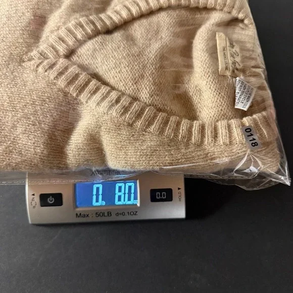 Vintage‎ Carson's 70%wool Made in Italy vest | Grandpacore Quiet Luxury Oatmeal - Picture 6 of 6